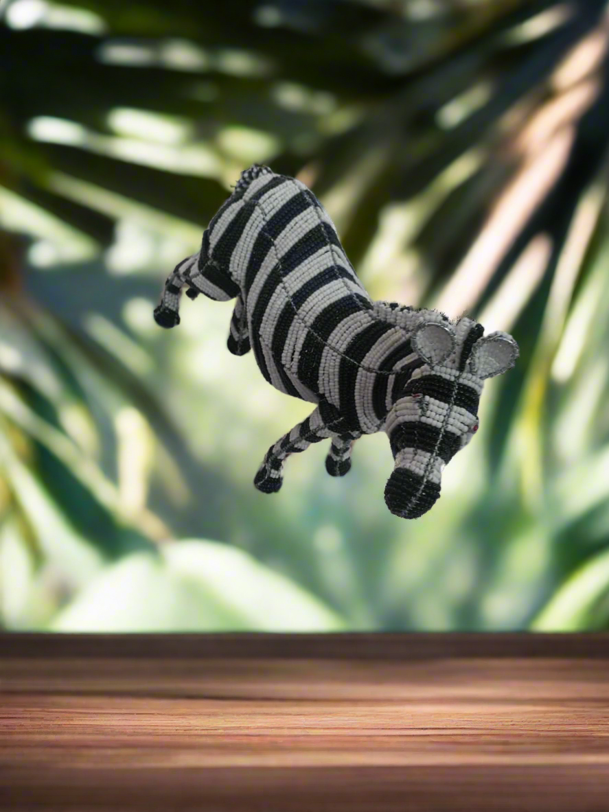 African Wired Beaded Zebra