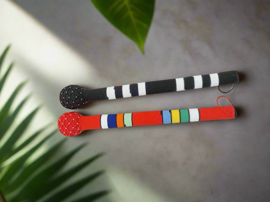 African Beaded Dugu Stick