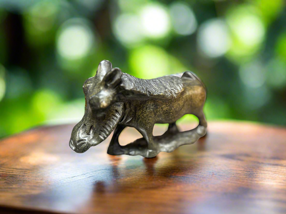 African Stone Crafted Warthog