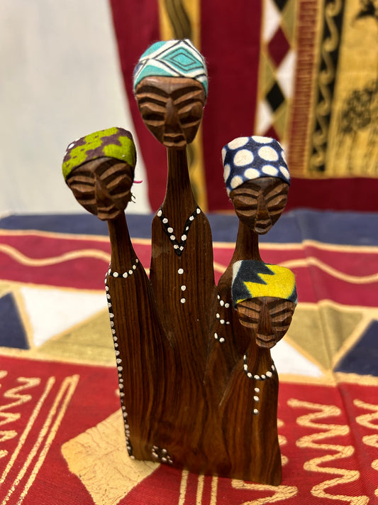 African Wooden Family Tree