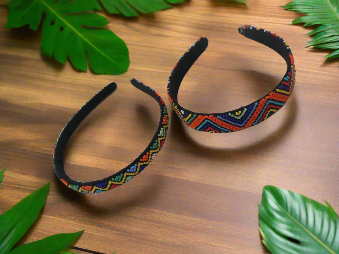 African Beaded Headband