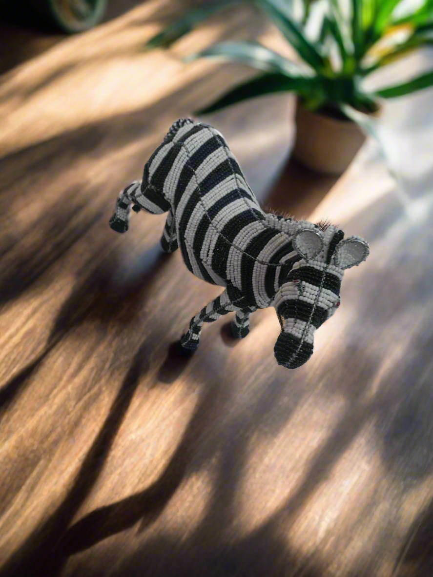 African Wired Beaded Zebra