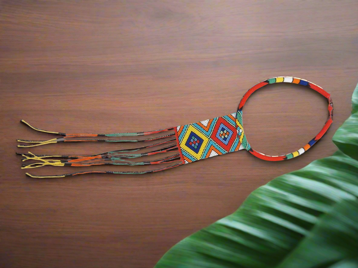 African Beaded Tye