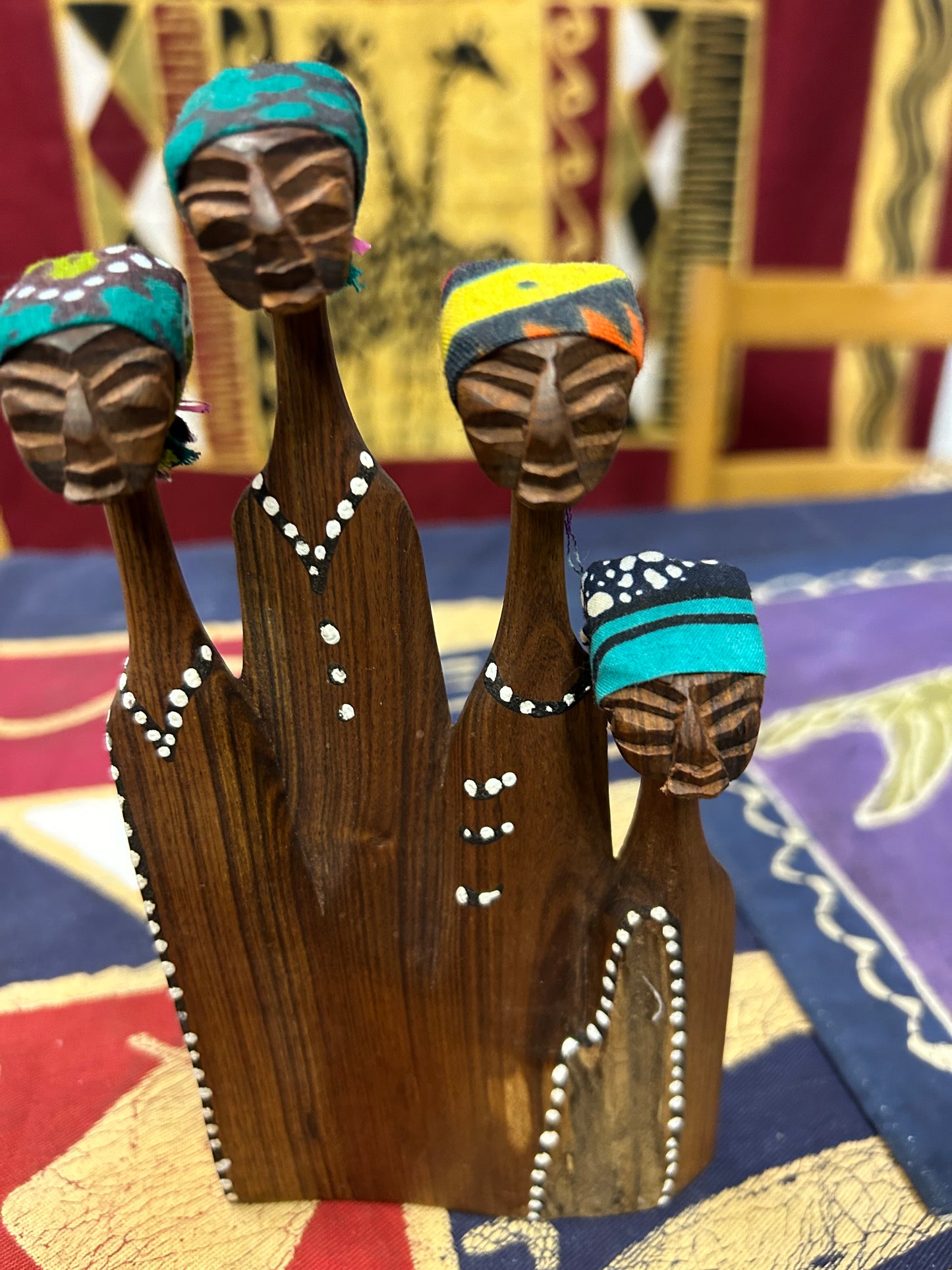 African Wooden Family Tree