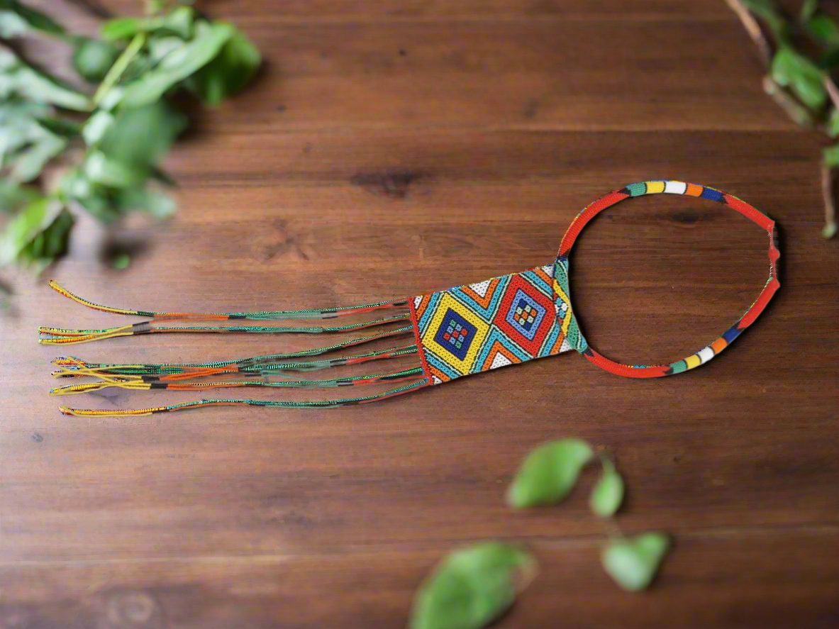 African Beaded Tye