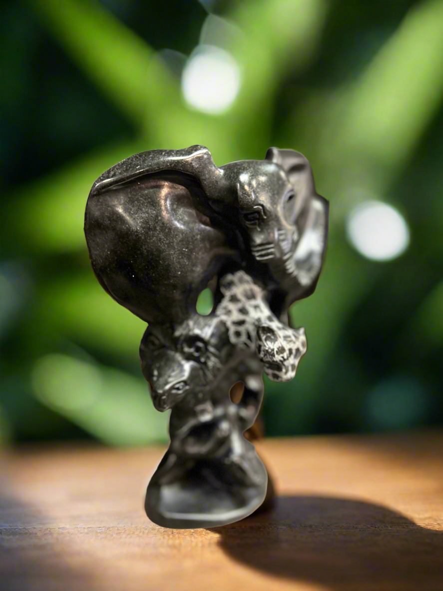 African Stone Crafted Big 5 Animal