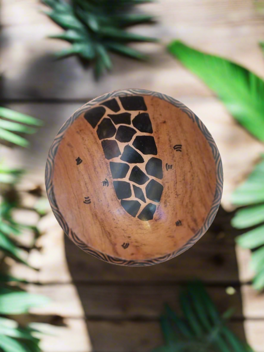 African Wood Crafted Bowel