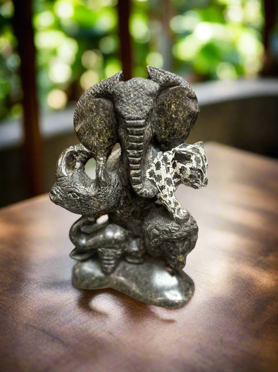 African Stone Crafted Big 5 Animal