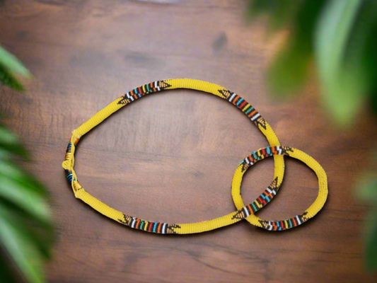 African Beaded Neck Peace