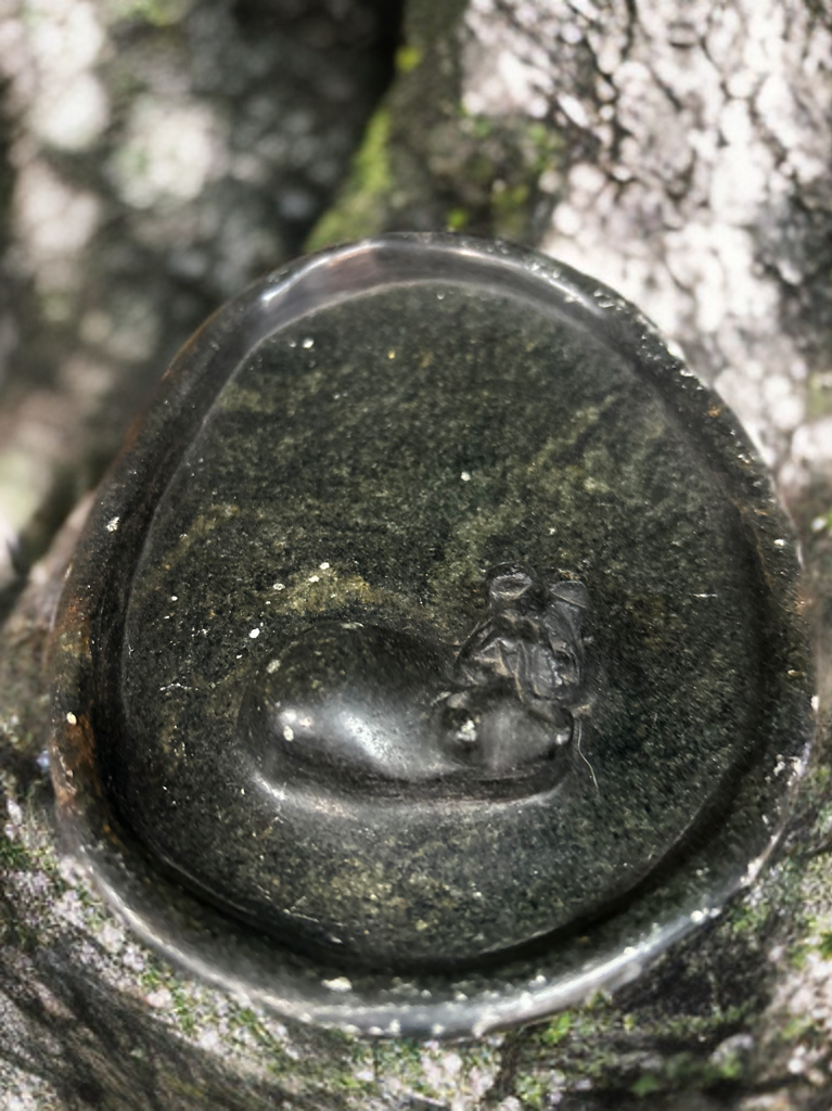 African Stone Crafted Hippo Ashtray